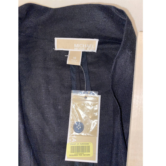 BLACK BLAZER JACKET MICHAEL KORS SIZE 16 NWT - Picture 4 of 5